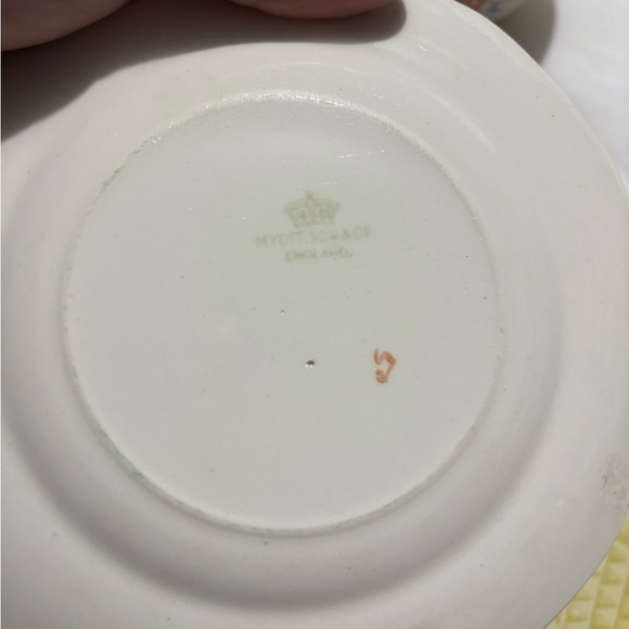 Vintage Floral Porcelain Dessert Plates - Set of 11 - Picture 4 of 6